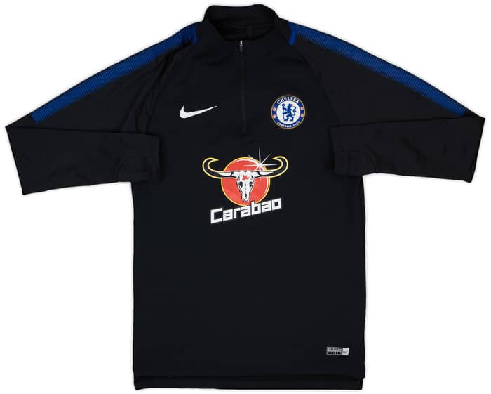 2018-19 Chelsea Nike 1/4 Zip Drill Top - 10/10 - (S)