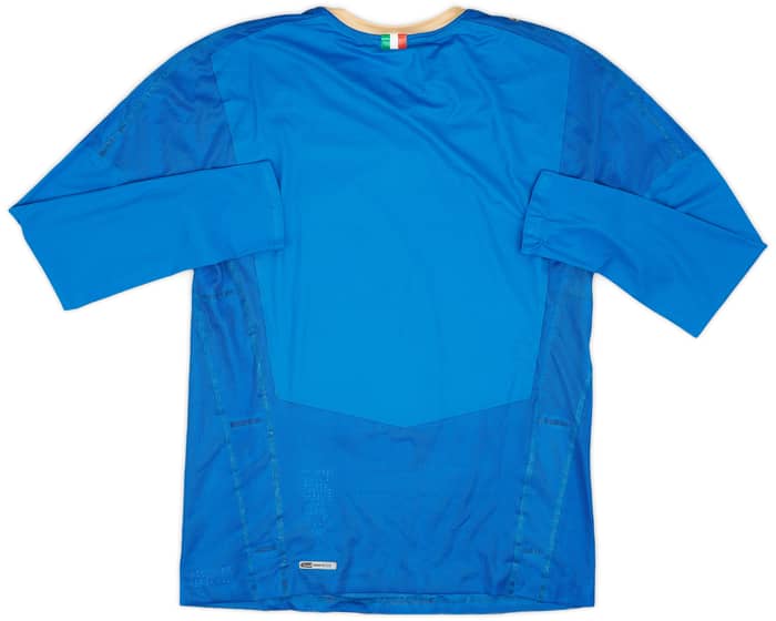 2007-08 Italy Player Issue Home L/S Shirt - 9/10 - (L)