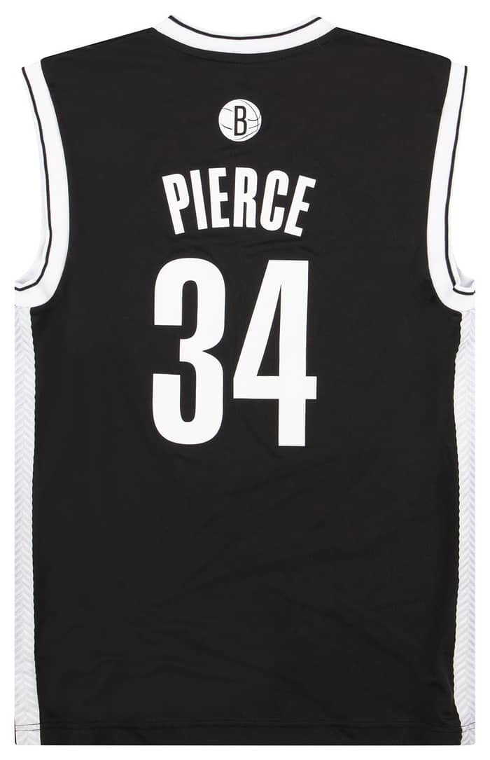 2013-14 Brooklyn Nets Pierce #34 adidas Jersey (Away) S