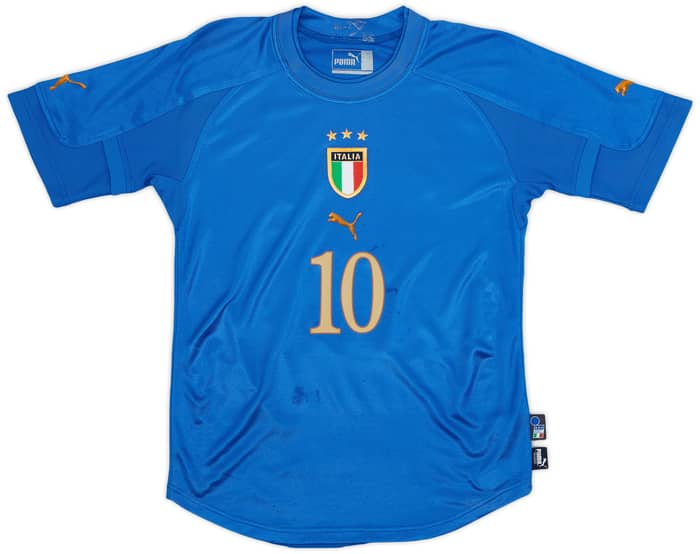 2004-06 Italy Home Shirt Baggio #10 - 5/10 - (S)