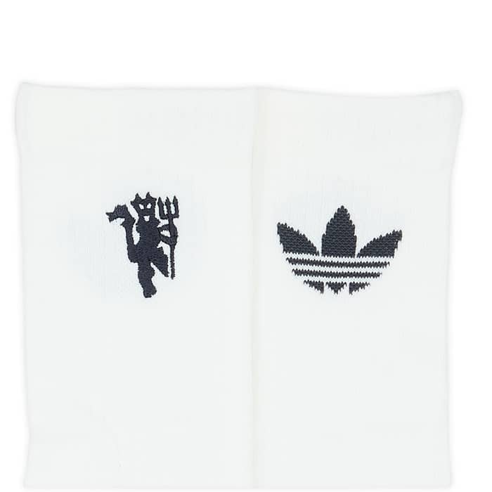 2024-25 Manchester United adidas Crew Socks - Pack of Two Pairs