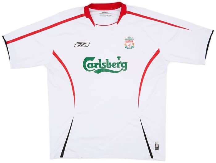2005-06 Liverpool Away Shirt Gerrard #8 - 5/10 - (L)