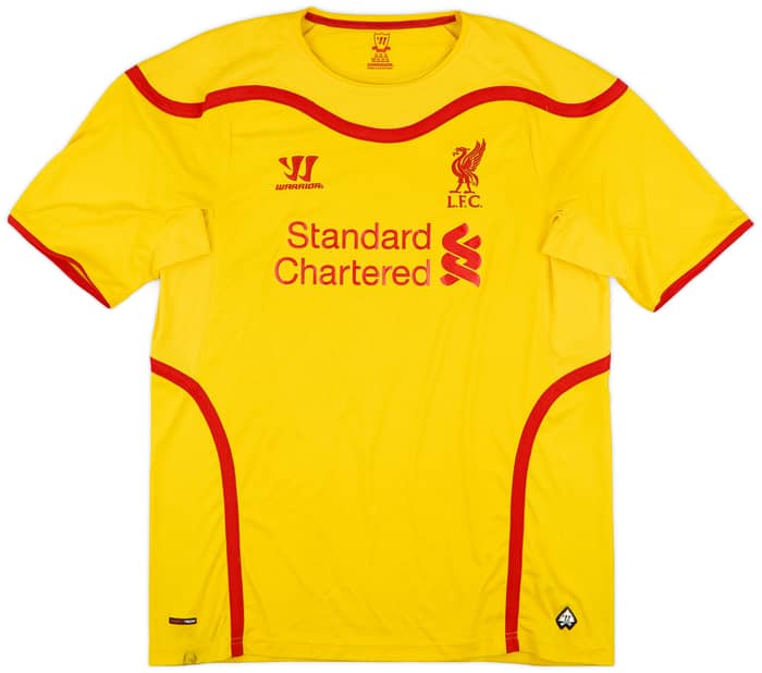 2014-15 Liverpool Away Shirt Gerrard #8 - 7/10 - (XL)