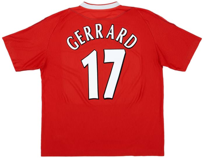 2002-04 Liverpool Home Shirt Gerrard #17 - 5/10 - (L)