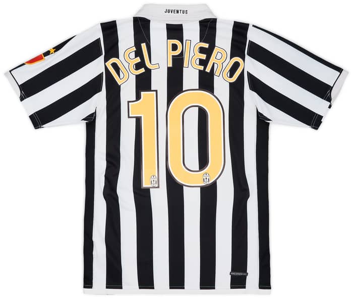 2006-07 Juventus Home Shirt Del Piero #10 - 7/10 - (S)