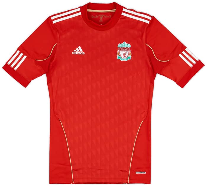 2010-12 Liverpool Player Issue TechFit Home Shirt Gerrard #8 - 9/10 - (L)