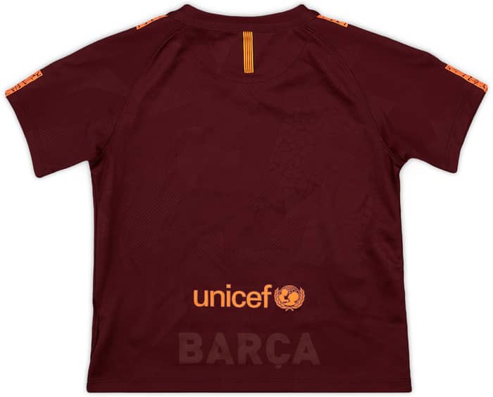 2017-18 Barcelona Third Shirt - 9/10 - (4-5 Years)