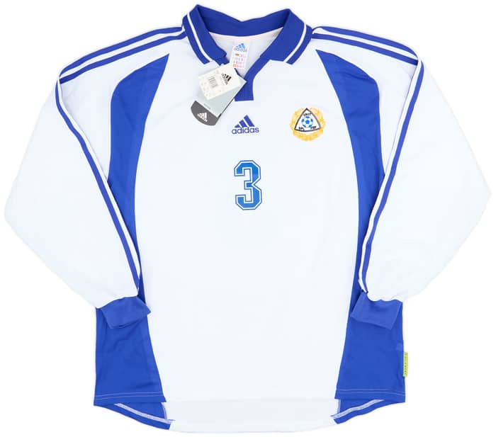 2000-02 Finland Player Issue Home L/S Shirt #3 (XL)