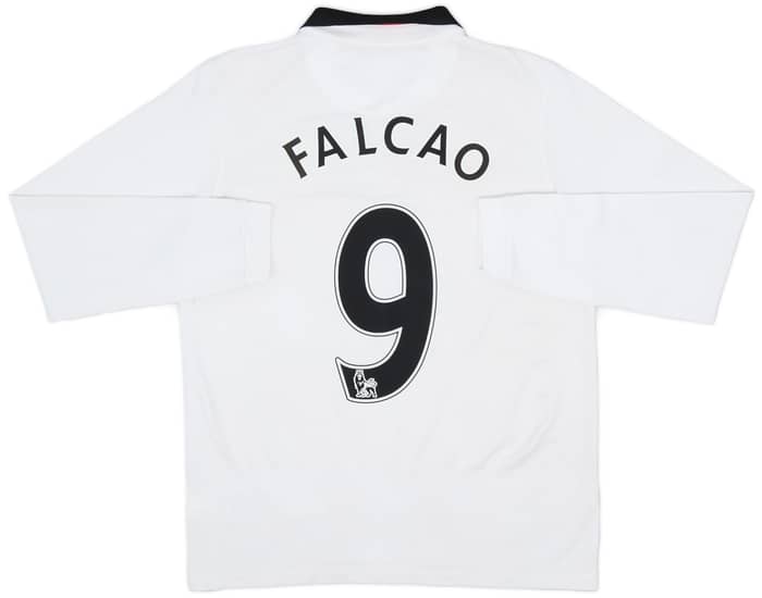 2014-15 Manchester United Away L/S Shirt Falcao #9 - 6/10 - (XL.Boys)