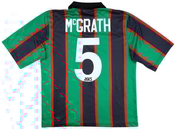 1993-95 Aston Villa Away Shirt McGrath #5 - 6/10 - (L)