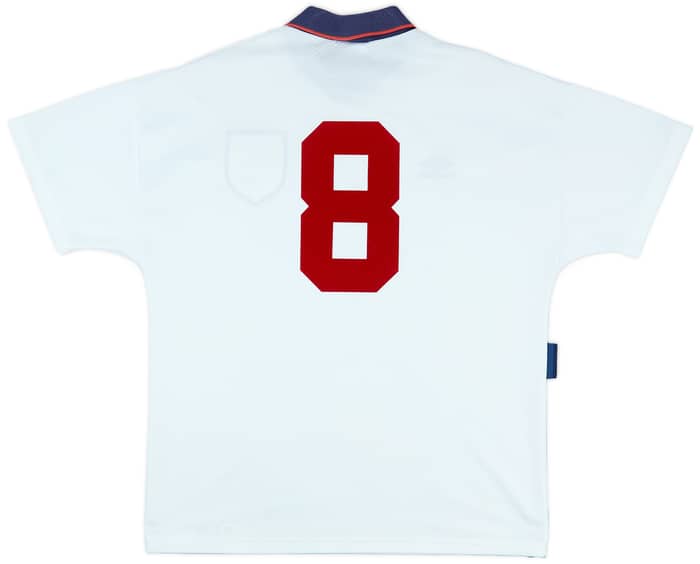 1993-95 England Match Issue Home Shirt #8