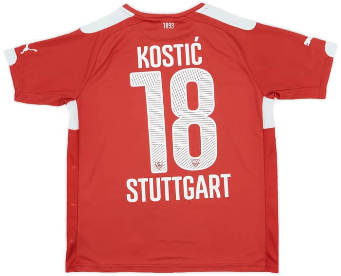 2014-15 Stuttgart Away Shirt Kostic #18 - 6/10 - (XL.Boys)