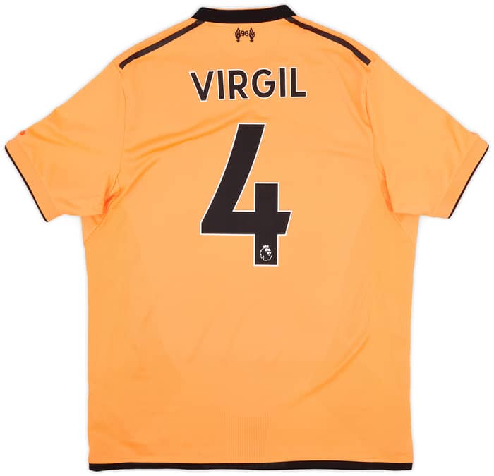 2017-18 Liverpool 125 Years Third Shirt Virgil #4 - 8/10 - (L)