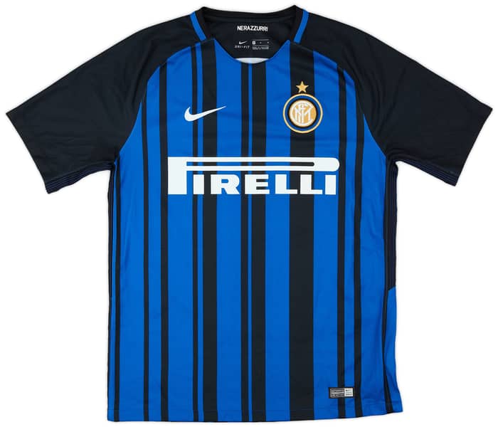 2017-18 Inter Milan Home Shirt Candreva #87 - 9/10 - (M)