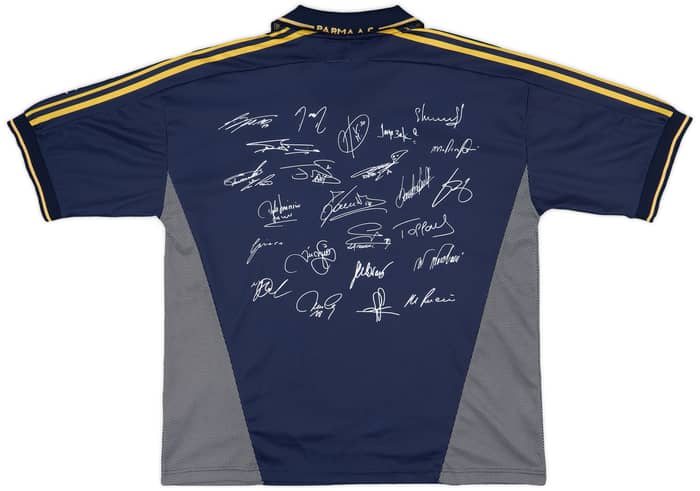 2001-02 Parma 'Signed' Finale TIM Cup Third Shirt - 8/10 - (XL)