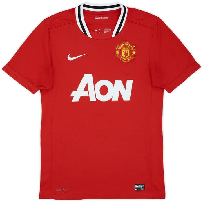 2011-12 Manchester United Home Shirt Rooney #10 - 7/10 - (S)