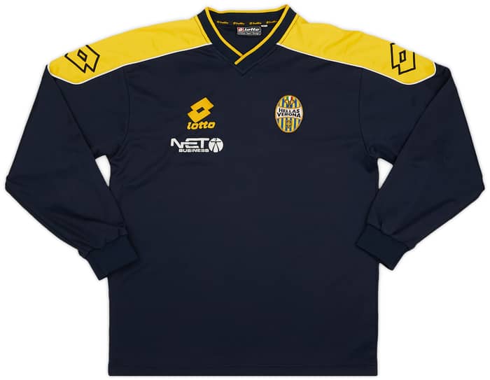 2000-02 Hellas Verona Lotto Training L/S Shirt - 8/10 - (L)