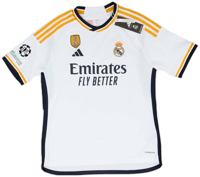2023-24 Real Madrid Home CL Full Kit (KIDS)