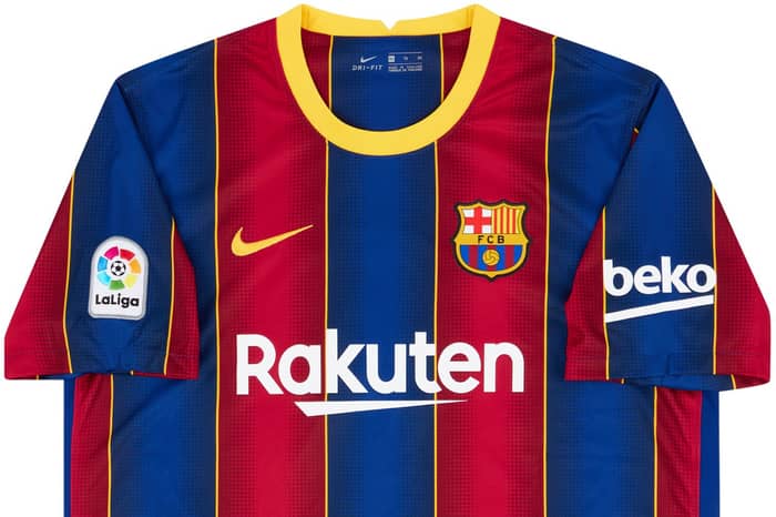 2020-21 Barcelona Home Shirt Messi #10