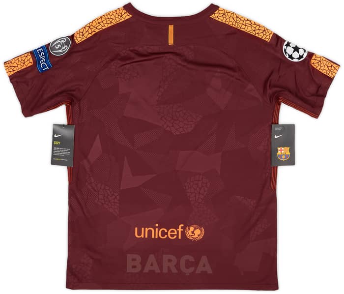2017-18 Barcelona Third Shirt (XL.Boys)