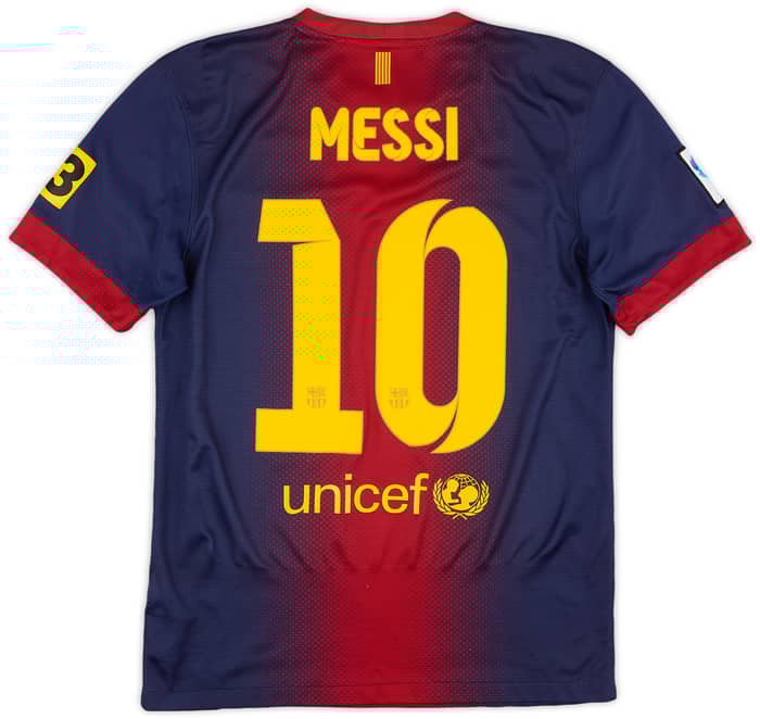 2012-13 Barcelona Home Shirt Messi #10 - 6/10 - (S)