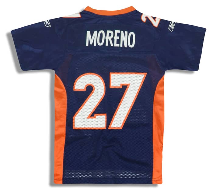 2009-11 Denver Broncos Moreno #27 Reebok On Field Jersey (Home) Y