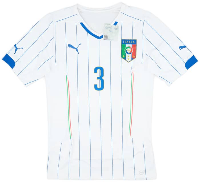 2014-15 Italy Player Issue Away Shirt #3 (XL)