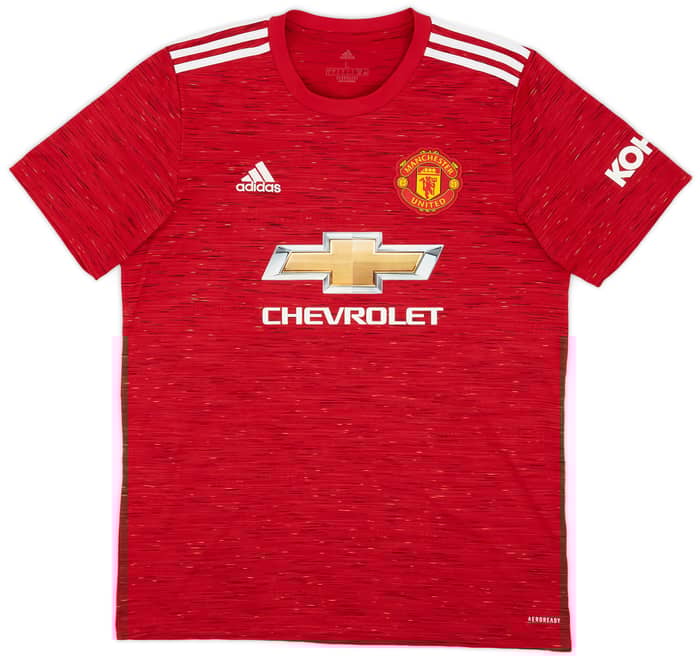 2020-21 Manchester United Home Shirt Martial #9 - 6/10 - (L)
