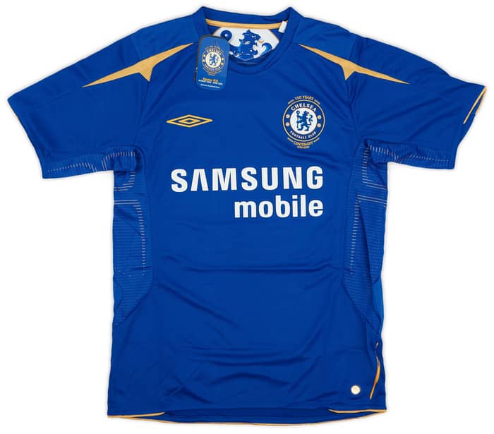 2005-06 Chelsea Centenary Home Shirt Drogba #15 (S)