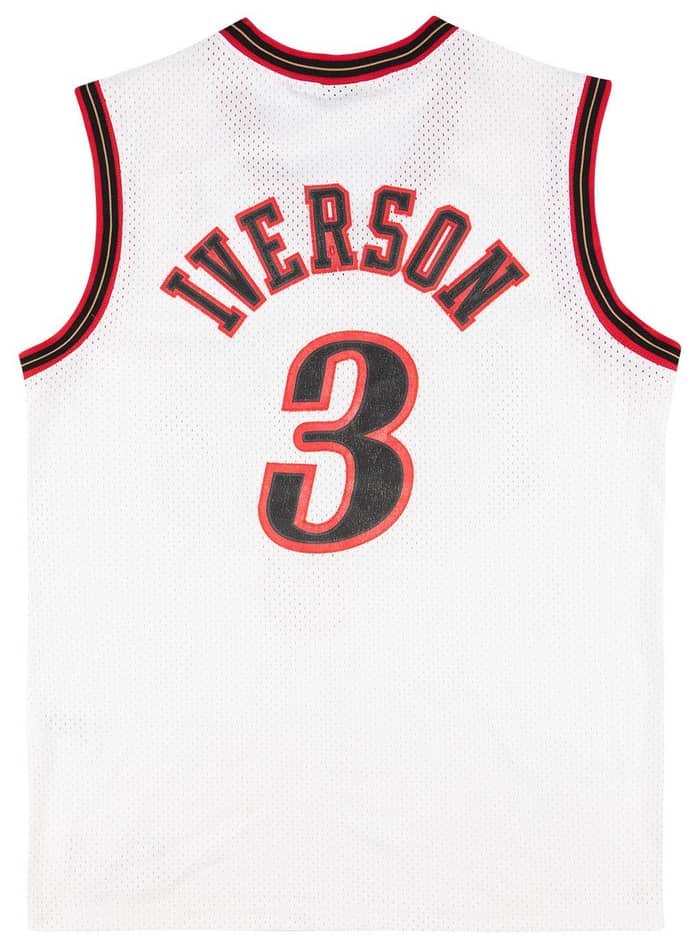 2000-04 Philadelphia 76ers Iverson #3 Nike Swingman Jersey (Home) XL