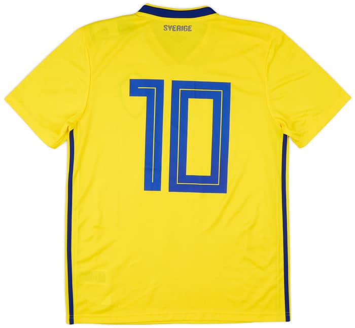 2018 Sweden Player Issue Home Shirt #10 (v Mexico)