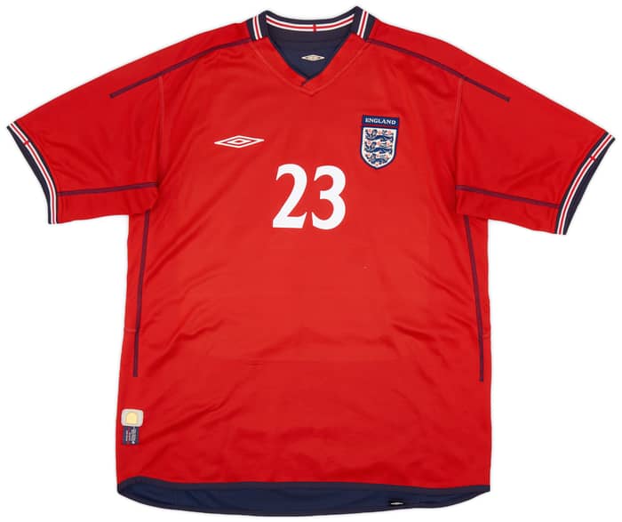 2002-04 England Away Shirt Rooney #23 - 6/10 - (XL)