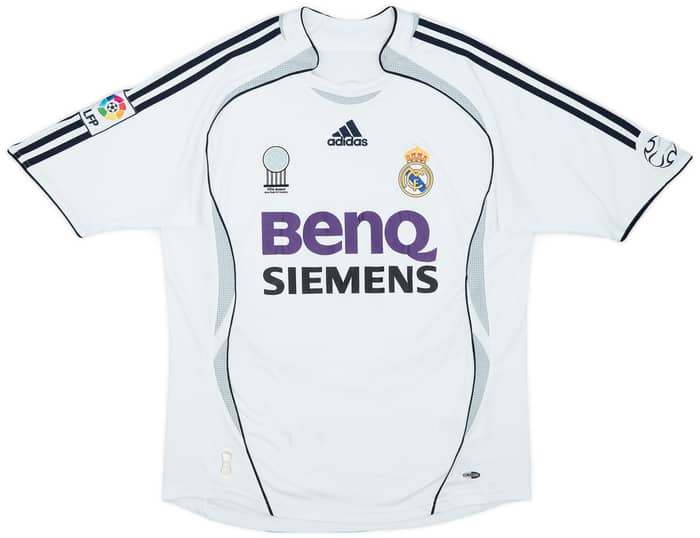 2006-07 Real Madrid Home Shirt Diarra #6 - 6/10 - (XL.Boys)