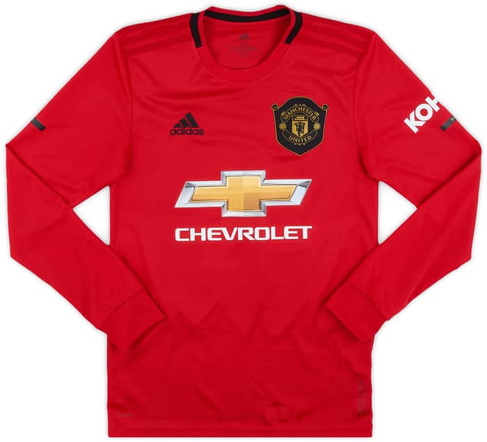 2019-20 Manchester United Home L/S Shirt Rashford #10 - 9/10 - (XS)