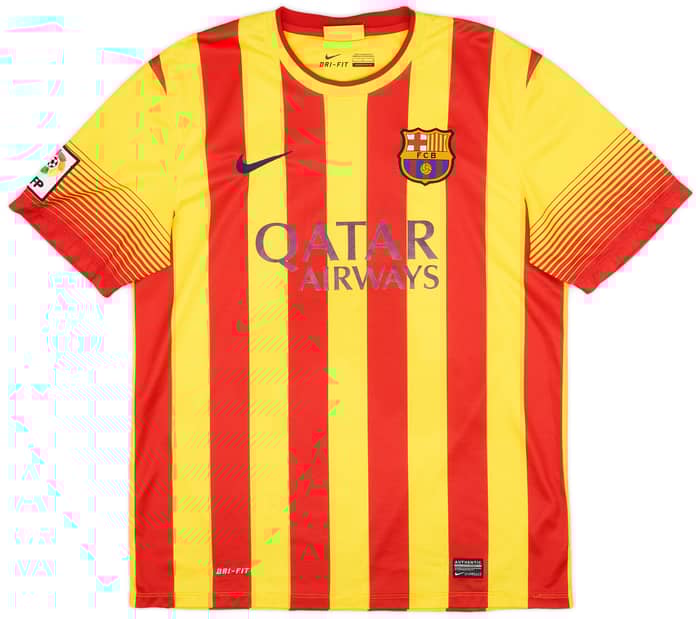 2013-15 Barcelona Away Shirt Messi #10 - 9/10 - (L)