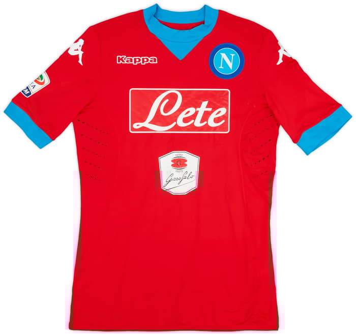 2015-16 Napoli Authentic Third Shirt Ghoulam #31 - 7/10 - (L)