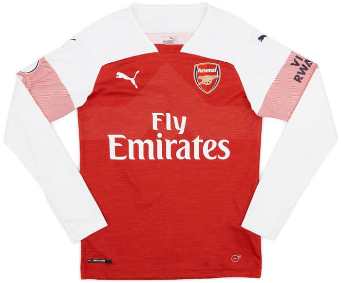 2018-19 Arsenal Home L/S Shirt Guendouzi #29 - 7/10 - (XS)