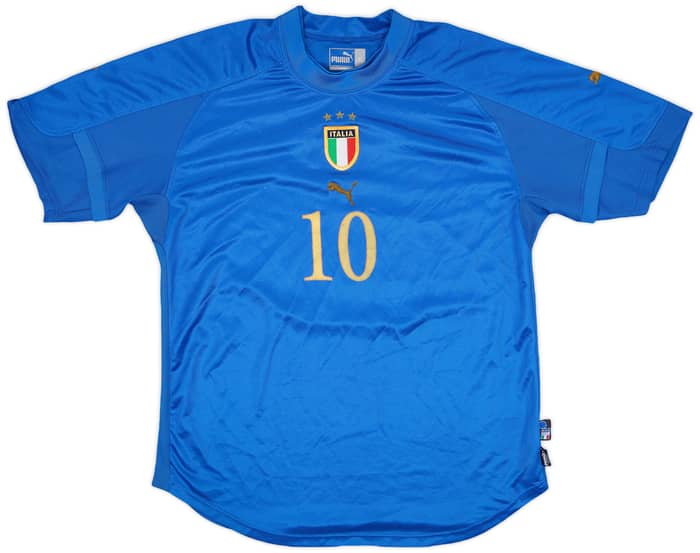 2004-06 Italy Home Shirt Totti #10 - 4/10 - (XL)