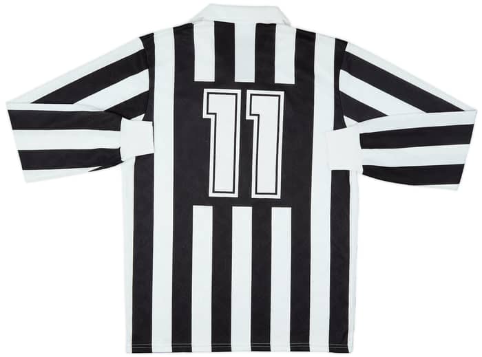 1989-90 Juventus Home L/S Shirt #11 - 6/10 - (L)