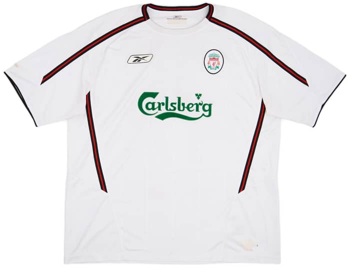 2003-04 Liverpool Away Shirt Gerrard #17 - 5/10 - (XXL)