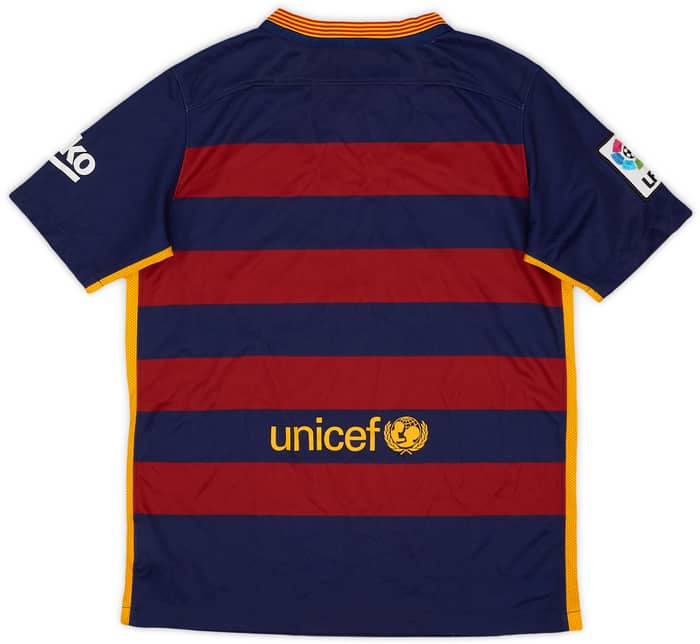 2015-16 Barcelona Home Shirt - 8/10 - (L.Boys)