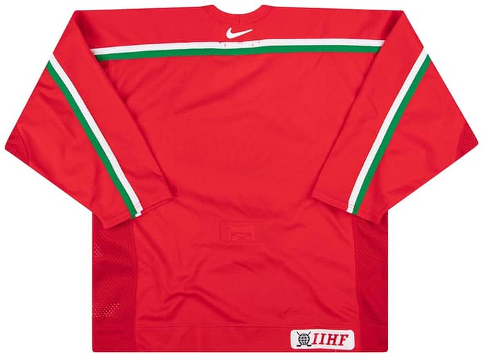 1998-02 Belarus National Hockey Team Authentic Nike Jersey (Home) XL
