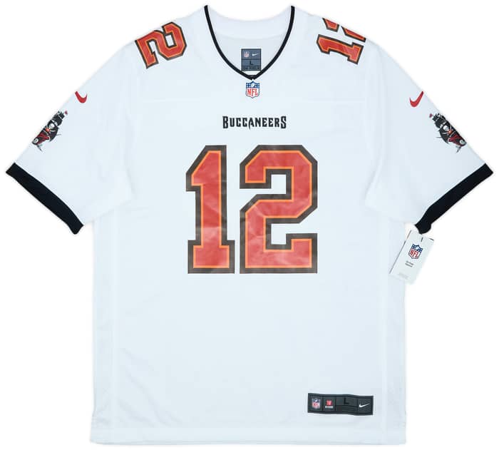 2020-22 Tampa Bay Buccaneers Brady #12 Nike Game Away Jersey (L)
