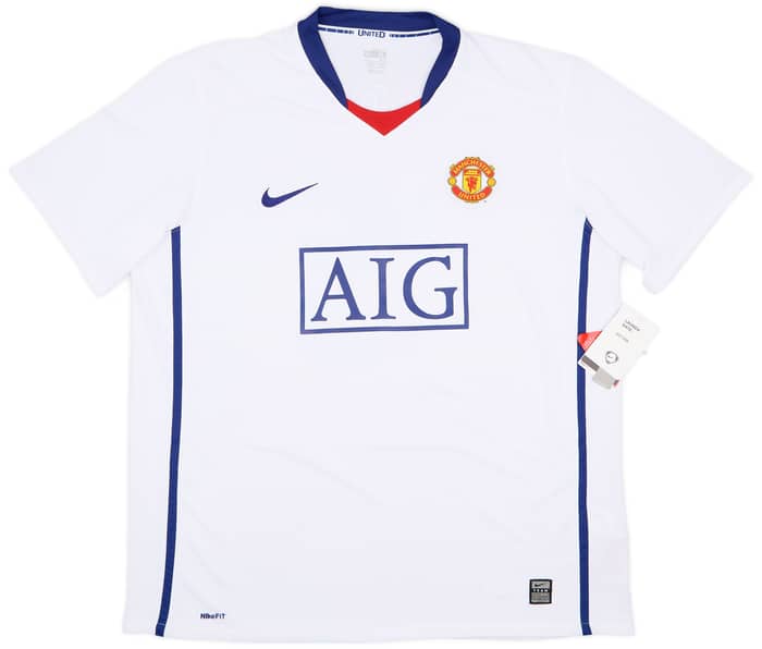 2008-10 Manchester United Away Shirt Vidic #15 (XL)