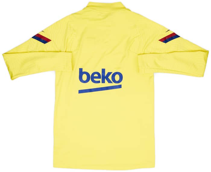 2020-21 Barcelona Nike 1/4 Zip Training Top - 8/10 - (S)