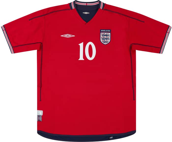 2002-04 England Away Shirt Owen #10 - 7/10