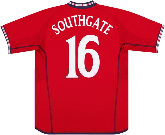 2002-04 England Away Shirt Southgate #16 - 6/10
