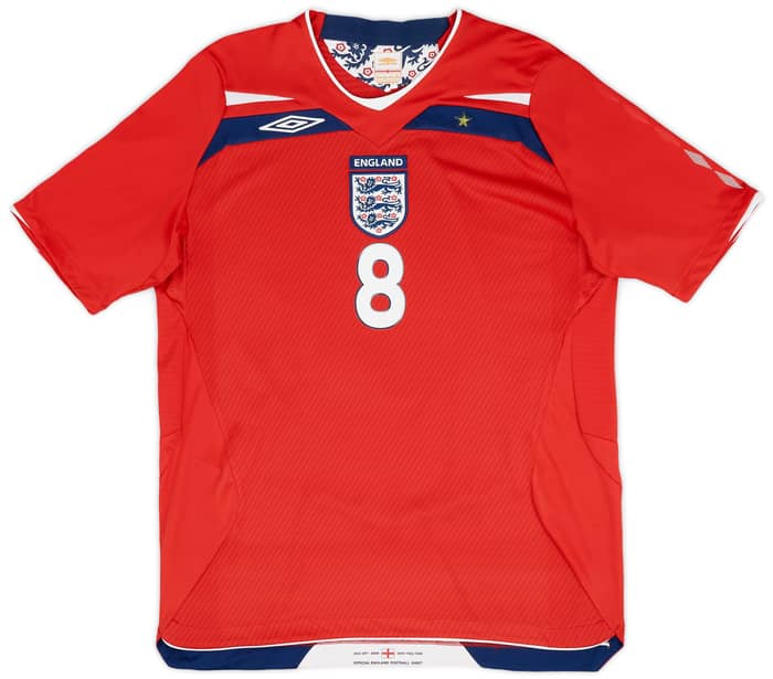 2008-10 England Away Shirt Lampard #8