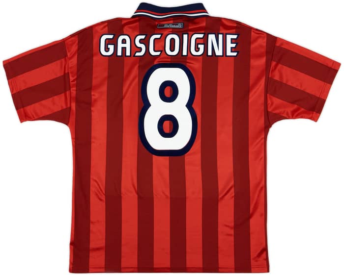 1997-99 England Away Shirt Gascoigne #8