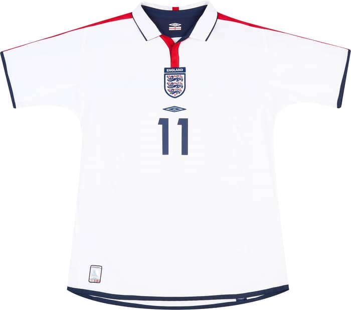2003-05 England Home Shirt Lampard #11 - 8/10